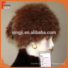 Woven Fox Fur Hat for women
